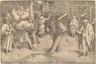 A Máscara de Ourson e Valentin de after Pieter Bruegel the Elder