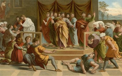 Morte de Ananias de after Raphael