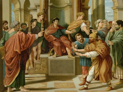 Elymas fica cego de after Raphael