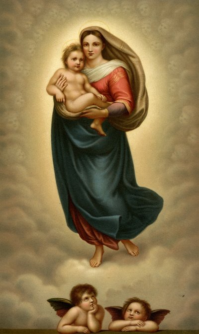 Madonna San Sista, Madonna Sistina de after Raphael