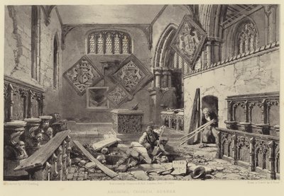 Igreja de Arundel, Sussex de Samuel (after) Prout