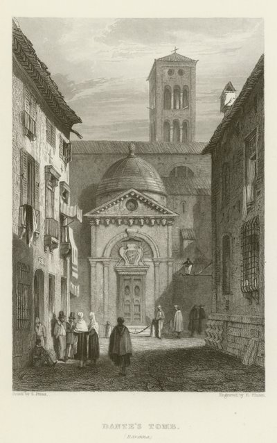 Dantes Tomb, Ravenna  de Samuel (after) Prout