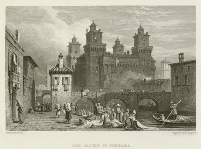 O castelo de ferrara de Samuel (after) Prout