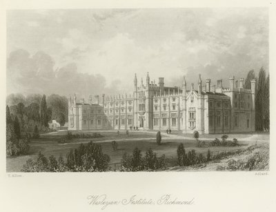 Instituto Wesleyan, Richmond de after Thomas Allom