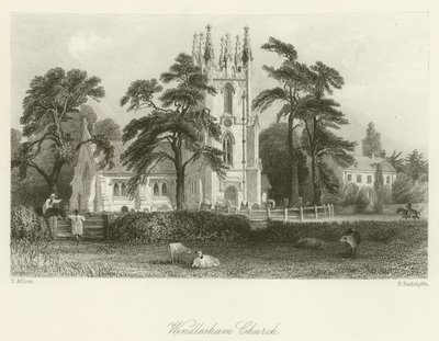 Igreja de Windlesham de after Thomas Allom