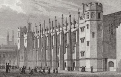 O novo salão, Hospital de Christs, 1828 de Thomas Hosmer after Shepherd
