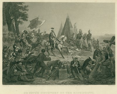 A descoberta do Mississippi pelo De Soto de after W.H. Powell