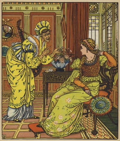 Feintise tenta Belle-Etoile de after Walter Crane
