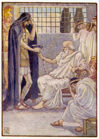 Ele bebeu o conteúdo como se fosse um esboço de vinho de after Walter Crane