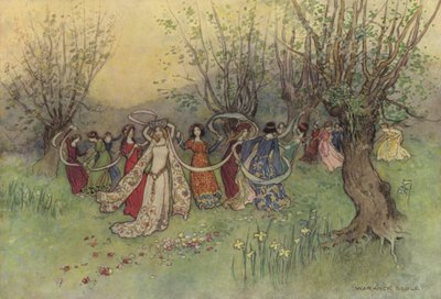 Geoffrey Chaucer, o livro da duquesa de after Warwick Goble