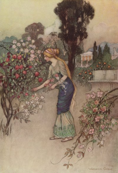 Geoffrey Chaucer, O Conto dos Cavaleiros de after Warwick Goble