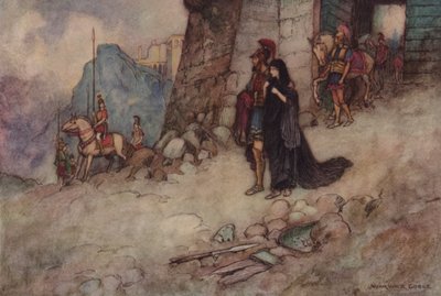 Geoffrey Chaucer, Troilus e Criseyde de after Warwick Goble