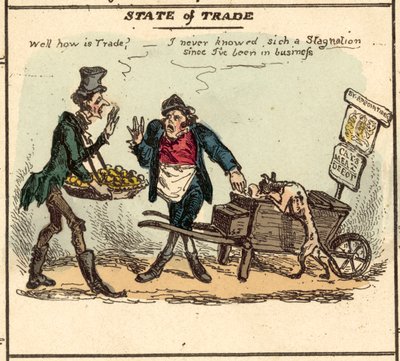 O estado do comércio de after William Heath
