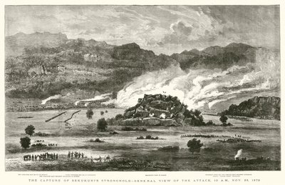 A Captura da Fortaleza de Sekukunis, Visão Geral do Ataque, 10h, 28 de novembro de 1879 de after William Henry James Boot