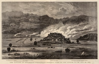 A Captura da Fortaleza de Sekukunis, Visão Geral do Ataque, 10h, 28 de novembro de 1879 de after William Henry James Boot