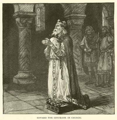 Edward o confessor na igreja de after William Henry Margetson