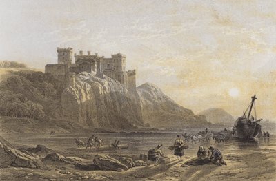 Castelo de Culzean (chromolitho) de after William Leighton Leitch