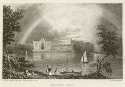 Abadia de Newstead de William after Westall