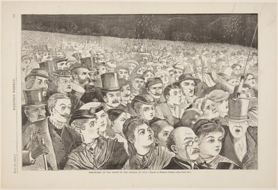 Fogos de artifício na noite de quatro de julho de Winslow Homer