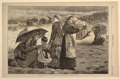 Na Praia de Long Branch – A Hora das Crianças de Winslow Homer