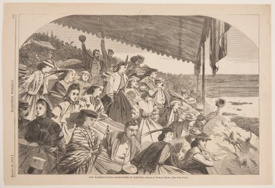 Nossas Águas – Corrida de Cavalos em Saratoga de Winslow Homer