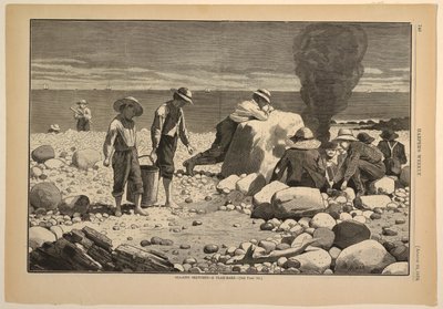 Esboços à Beira-mar – Um Assado de Amêijoas de Winslow Homer
