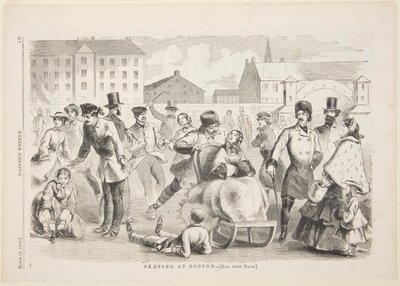 Patinação em Boston de Winslow Homer