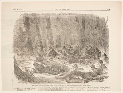 O Exército do Potomac – Nosso Piquete na Floresta de Winslow Homer