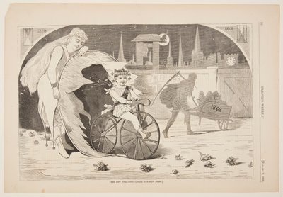 O Ano Novo – 1869 de Winslow Homer