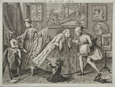 Sabor na alta vida de after a design by William Hogarth