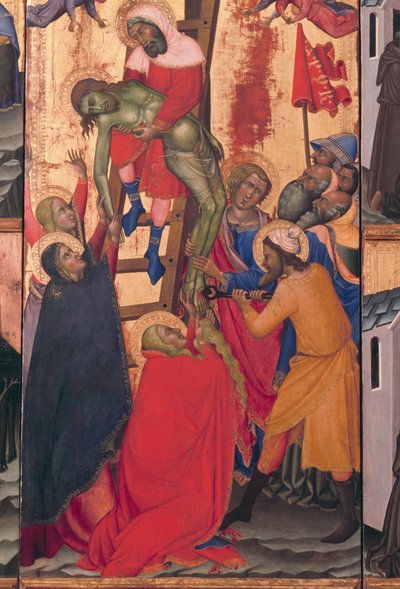 Deposição de Cristo da Cruz de also Manfredi de Battilori Bartolo di Fredi