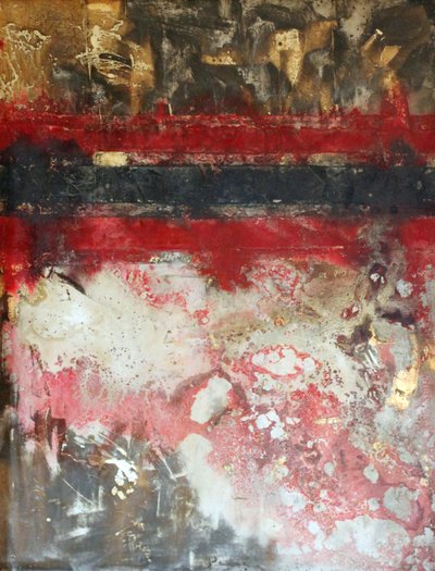 Abstrato em camadas arrojado de andrea de ranieri