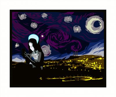 Noite Estrelada Digital de andrea de ranieri