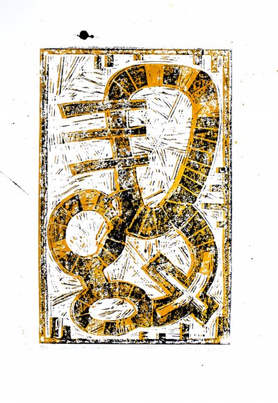 Símbolo «» dourado de andrea de ranieri
