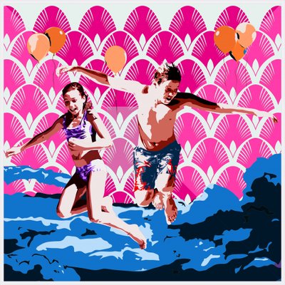 Divertido Salto de Verão de andrea de ranieri