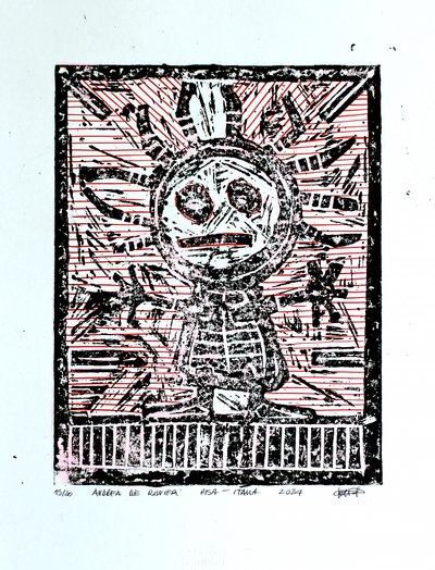 Máscara Primitiva do Sol de andrea de ranieri
