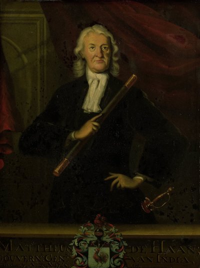 Retrato de Mattheus de Haan, governador-geral das Índias Orientais Holandesas de anonymous (copy after)