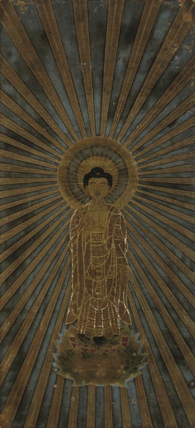 Amida Manifestando-se no corpo de Darma dos Meios Expeditos de anonymous 