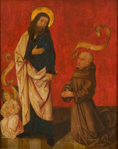 Holandês: O evangelista Mateus e um clérigo de anonymous 