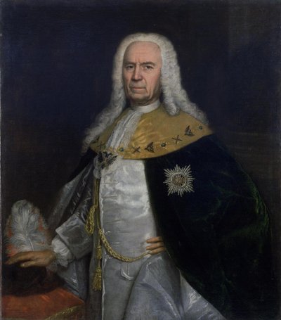 Retrato de A. Ushakov, Chefe da Chancelaria Secreta de anonymous 