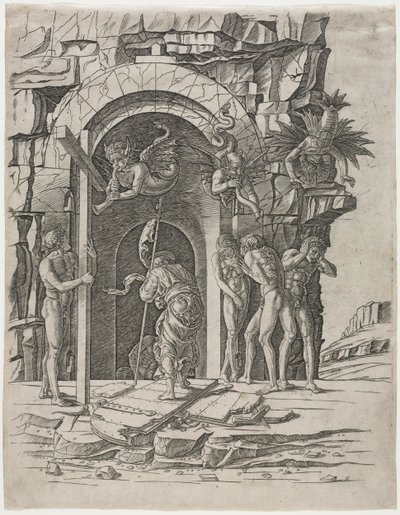 Descida ao Limbo de attributed to Andrea Mantegna