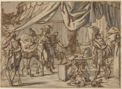 Mucius Scaevola de attributed to Bernardo Castello