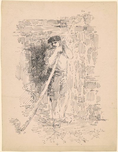 Camponês de attributed to Edward Moran