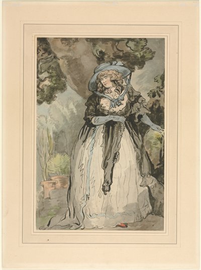 Sra. Samuel Howitt (nascida Elizabeth Rowlandaon) de attributed to George Murgatroyd Woodward