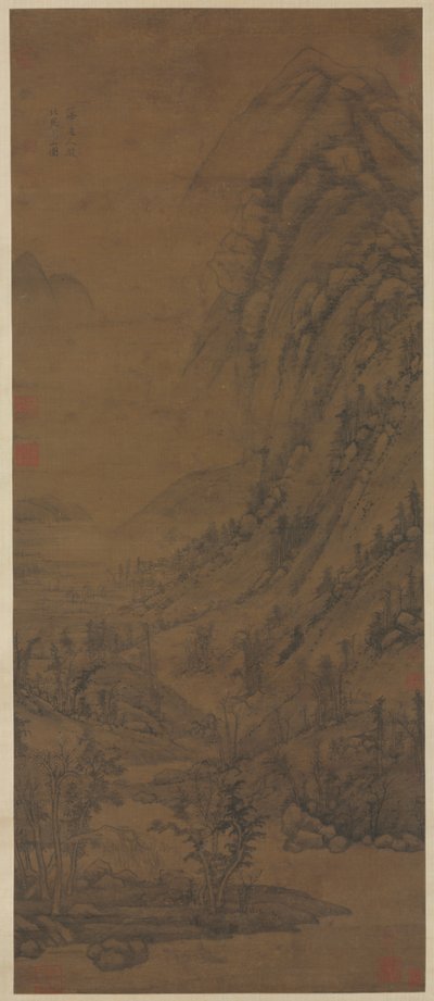 Montanhas de verão (depois de Dong Yuan [ativo por volta de 937-975 d.C.]) de attributed to Huang Gongwang