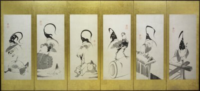 Galos e galinhas de attributed to Itō Jakuchū