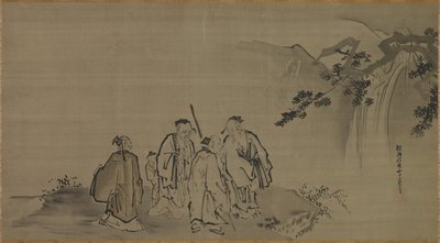 Sábios Chineses de attributed to Kano Tan’yū
