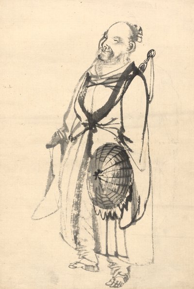O Eremita Errante de attributed to Kono Bairei