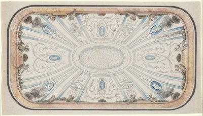 Projeto para um teto de attributed to Mauro Antonio Tesi