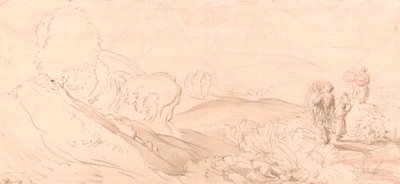 Esboço Paisagístico de attributed to Samuel Palmer